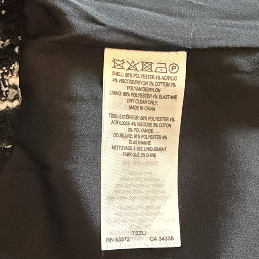French Connection Windowpane Tweed Vest Top - NWT - Picture 7 of 7